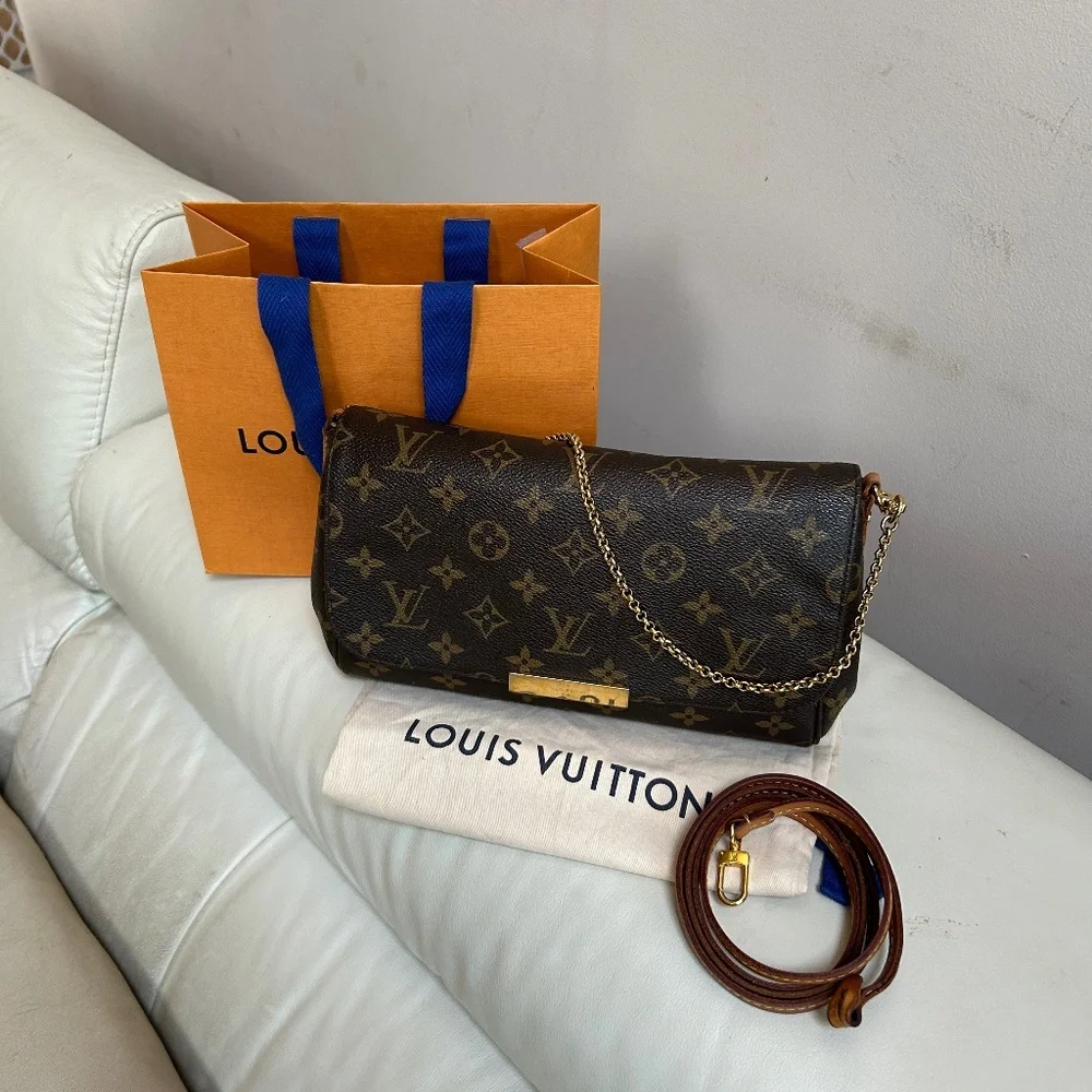🔥 Louis Vuitton favorite MM in monogram FULL SET - Picture 4 of 16